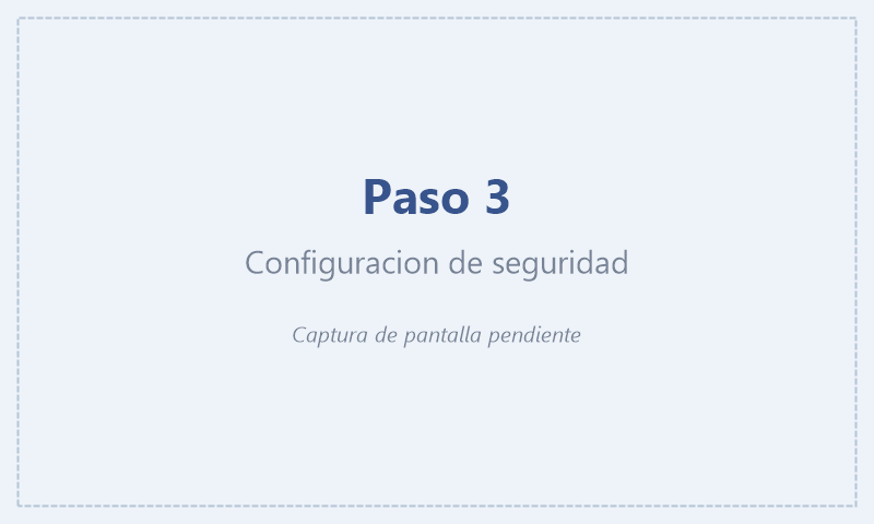 Security Settings section in the client area